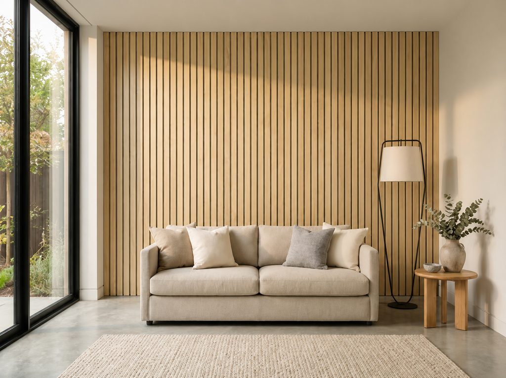Brunello Signature Walnut Slat Wall Panel 270 × 110 cm