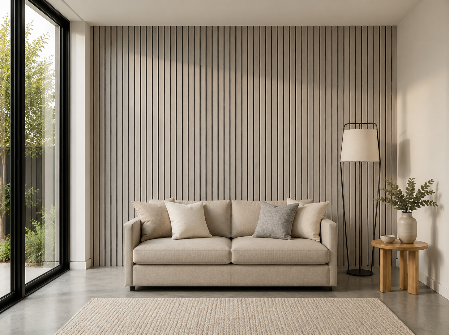 Brunello Signature Walnut Slat Wall Panel 270 × 110 cm