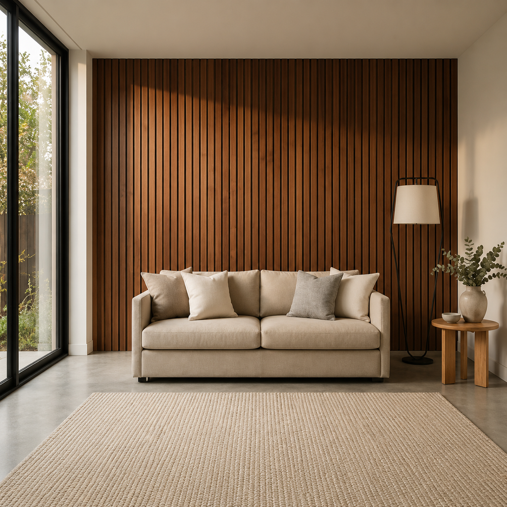 Brunello Signature Walnut Slat Wall Panel 270 × 110 cm